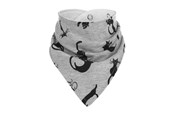Akcesoria dla niemowlat - Akuku Baby bandana (1 pc) snap fastener CATS - A1502