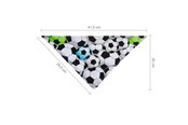 Akcesoria dla niemowlat - Akuku Baby bandana (1 pc) snap fastener FOOTBALL - A1504