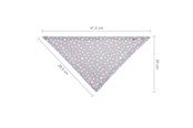 Akcesoria dla niemowlat - Akuku Baby bandana (1 pc) snap fastener HEARTS - A1505