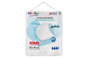 Akcesoria dla niemowlat - Akuku Disposable hygienic underpad proMED 60x90 20pcs - A0144