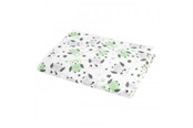 Akcesoria dla niemowlat - Akuku PEVA Changing mat 55 x 70 cm GREY-MINT OWLS - A0258