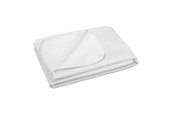 Akcesoria dla niemowlat - Akuku Waterproof bed pad terry 70 x 140 cm WHITE - A1282
