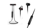 Słuchawki, zestaw słuchawkowy - Ferrari FETEPRCB Bluetooth Wireless Headphones - Black - 3700740399187