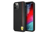 Telefon - Pokrowiec i etui - Ferrari FESAXHCP12LBK iPhone 12 Pro Max Carbon Stripe - Black - 3700740499443