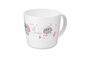 Akcesoria dla niemowlat - Akuku Mug to learn to drink independenlty ELEFANT - A0497