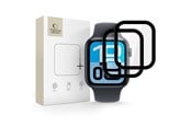 Telefon - szklo ochronne - Tech-Protect  Glass Flex+ 2-pack for Apple Watch 44mm - Black - 5906302336098