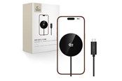 Telefon - Adapter i Ładowarka - Tech-Protect  A50 MagSafe 25W QI2.2 Wireless Charger - Black - 5906302339396