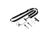 Telefon - Inne akcesoria - Tech-Protect  C9S Rope Crossbody Phone Lanyard - Black - 5906302339655