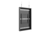 Uchwyty ścienne, uchwyty AV i meble AV - Multibrackets M Pro Series enclosure - low profile - for LCD display - medium - black - Max 50 kg - recommended for 49" - 7340234813902