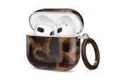 Telefon - Pokrowiec i etui - Tech-Protect Lamano Case for AirPods 4 - Brown and Black - 5906302352517