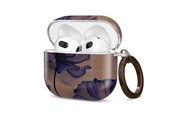 Telefon - Pokrowiec i etui - Tech-Protect Lamano Case for AirPods 4 - Brown & Purple - 5906302352524