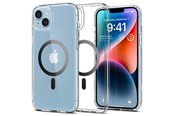 Telefon - Pokrowiec i etui - Spigen Ultra Hybrid Mag Case with MagSafe for iPhone 14 Plus - Clear Gray - 21312-0