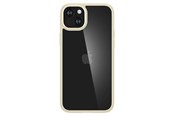 Telefon - Pokrowiec i etui - Spigen Crystal Hybrid iPhone 15 Plus Case - Transparent Beige - Spigen Crystal Hybrid, sand beige - iPhone 15 Plus