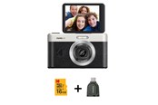 Aparat fotograficzny - KODAK Pixpro Friendly Zoom C1 Black + Dongle - Compact Digital Camera - C1BK3 Black