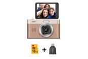 Aparat fotograficzny - KODAK Pixpro Friendly Zoom C1 Brown + Dongle - Compact Digital Camera - C1BN3 Brown