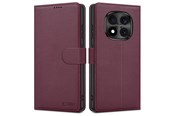 Telefon - Pokrowiec i etui - Tech-Protect Wallet Case for Xiaomi Redmi Note 15 Pro 5G - Burgundy - 5906302352913