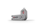 Akcesoria komputerowe - Lindy USB A Port Blocker Key Pink for No. 40450 and 40460 - 40620