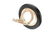 Telefon - Inne akcesoria - Tech-Protect MMR700 Lamano MagSafe Magnetic Phone Holder - Black & Gold - 5906302353088