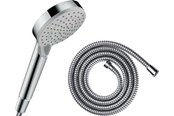 Prysznic i akcesoria do montażu - Hansgrohe vernis blend hand shower set dia. 100mm chrome - 26953000