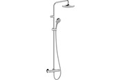 Prysznic i akcesoria do montażu - Hansgrohe vernis blend showerpipe 200 1jet ecosmart thm chr - 26089000