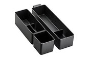 Prysznic i akcesoria do montażu - Hansgrohe intrastoris basis box set 100/345 matt black - 54224670