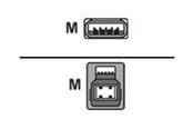 Kabel USB - Alcasa electronik Good Connections - USB cable - USB Type A to USB Type B - 3 m - 2710-S03