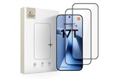 Telefon - szklo ochronne - Tech-Protect Glass Fit+ 2-Pack Tempered Glass for Xiaomi 17T - Black - 5906302323456