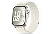 Smartwatch - akcesoria - Tech-Protect Nylon Strap an Huawei Watch Fit 3 / 4 / 4 Pro / 5 / 5 Pro - White - 5906302323661