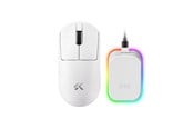 Myszka - MCHOSE A7 V2 Ultra Plus Lightweight Wireless - Myszka do gier - Optyczny - 5 - Biały - HW-A7V2-10