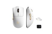 Myszka - MCHOSE K7 Ultra Lightweight Wireless (White Gold) - Myszka do gier - Optyczny - 5 - Biały - HW-K7-11