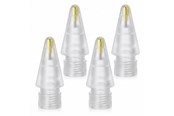 Telefon - Inne akcesoria - Tech-Protect Stylus Tips 4-Pack Interchangeable Tips for Apple Pencil - Transparent - 5906302323968