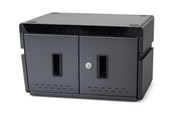 Uchwyty ścienne, uchwyty AV i meble AV - Deltaco cabinet unit - for 16 tablets / mobile phones - black - Max - recommended for - DPS-0302