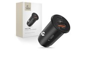 Telefon - Adapter i Ladowarka - Tech-Protect CC02 Car Charger 35W 2-Ports USB-C / USB-A - Black - 5906302361038