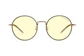Okulary gamingowe - Gunnar Ellipse - for computer - frame: black / gold - lens: amber - ELL-10901