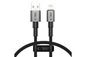 Kabel USB - Tech-Protect Ultraboost DNA USB-A / Lightning Cable 12W/2.4A 25 cm - Grey - 5906302361731