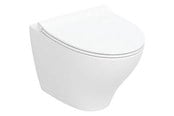 Toalety, siedzenia, bidety i części zamienne - Ifö spira modern wall-hung wc set shrouded rimfree with w - 503.087.00.1