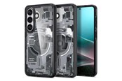 Telefon - Pokrowiec i etui - Spigen Ultra Hybrid Mag MagSafe Case for Samsung Galaxy S26 Zero One - Clear Black - 29403-0