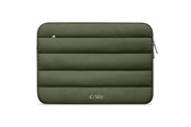 Torba, plecak i pokrowiec na laptopa - Tech-Protect Fluffy Laptop Bag 13-14 - Green - 5906302362462