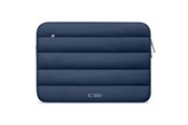 Torba, plecak i pokrowiec na laptopa - Tech-Protect Fluffy Laptop Bag 13-14 - Navy Blue - 5906302362486
