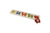 Zabawki drewniane - Primi Passi - Wooden Studded Board Animal Gutter - PP1004