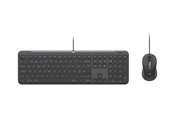 Klawiatura - Logitech Signature Slim Wired Combo MK620 for Business - Zestaw klawiatura i mysz - Szwajcaria - Szary - 920-013342