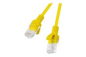 Kabel sieciowy - Lanberg patch cable - 1 m - yellow RAL 1016 - Żółty - PCU5-10CC-0100-Y
