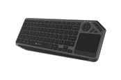Klawiatura - Natec TURBOT 2 - keyboard - 75% compact - with touchpad - QWERTY - US - black grey Input Device - Klawiatury - Angielski (US) - Szary - NKL-2317