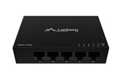 Switch - Lanberg DSM1-1005 5-Port Gigabit Unmanaged Switch 12V Metal Case - DSM1-1005