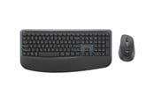 Klawiatura - Logitech Signature Comfort Plus Combo MK880 for Business - Zestaw klawiatura i mysz - Angielski - Szary - 920-014051