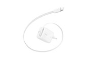 Telefon - Adapter i Ladowarka - Belkin BoostCharge 67W USB-C with Retractable USB-C Wall Charger - PPS - WCH022KQWH