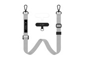Telefon - Inne akcesoria - Tech-Protect C6S Long Phone Lanyard - Grey - 5906302362882