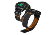 Smartwatch - akcesoria - Spigen Athlex Air Strap for Garmin QuickFit 22mm - Black and Orange - 30046-0