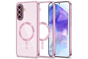 Telefon - Pokrowiec i etui - Tech-Protect MagFlex MagSafe Case for Samsung Galaxy A56 5G - Clear Pink - 5906302363131