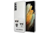 Telefon - Pokrowiec i etui - Karl Lagerfeld Karl&Choupette Case for Samsung Galaxy S21+ - Transparent - 3666339003357